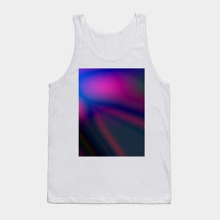 blue green purple pink texture design Tank Top